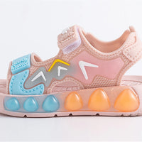 Sport Sandals For Children Breathable Wear-resistant Soft Shoes With Adjustable Velcro Boys & Girls Outdoor Footwear Summer