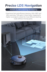 T10s Robot Vacuum with Auto-Empty Station