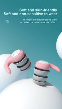 Sleep Noise Reduction Earplug Ear Protection Earplugs Anti-Noise Waterproof Plug for Travel Work Tapones Earplugs Mute Earplugs