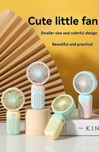 Cute Mini USB Handheld Fan – Portable Cartoon Design