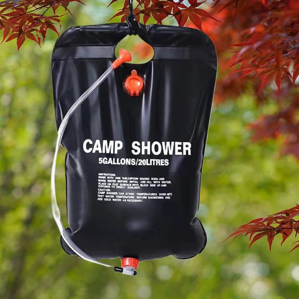 Folding Camping Shower Water Bag 10–20L Portable