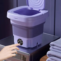 8L Portable Folding Mini Washing Machine