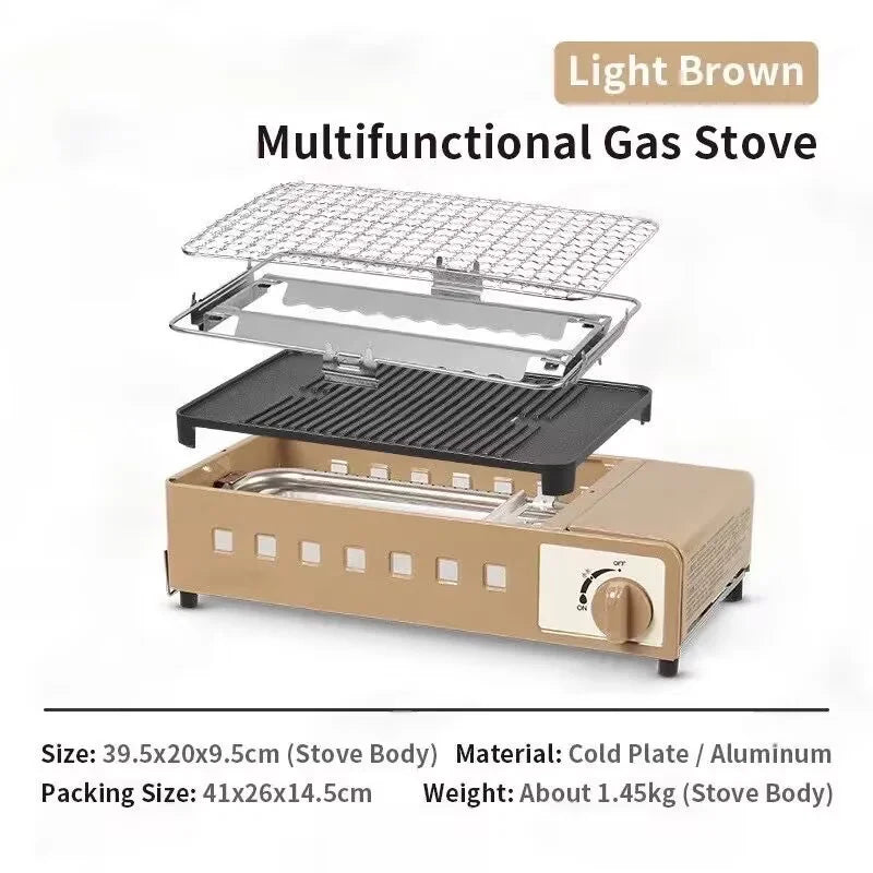 2300W Multifunctional Gas Stove for Outdoor Camping & Hiking