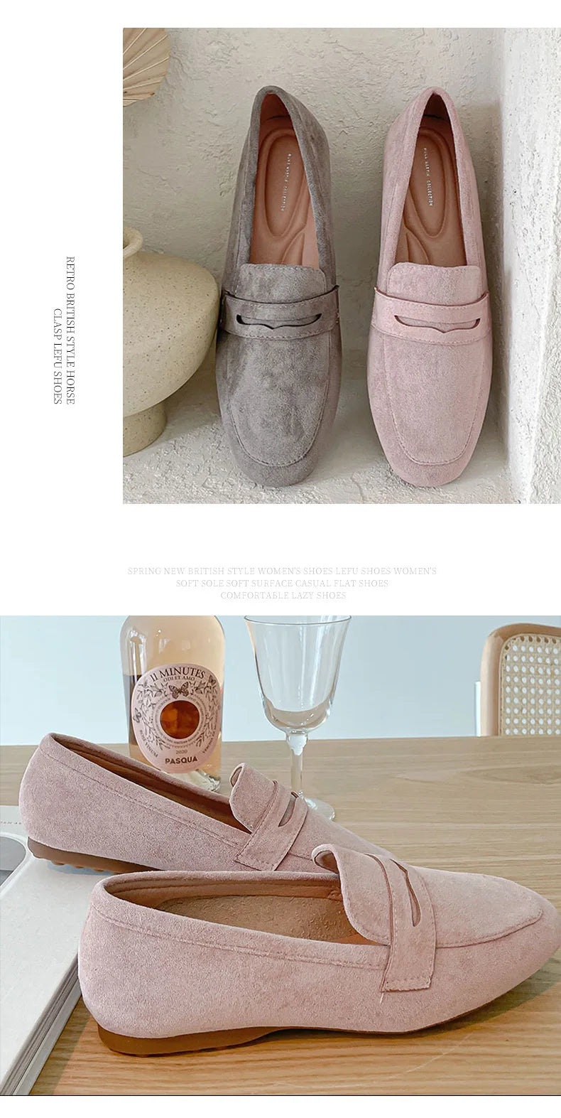 New Women Flat Loafers Casual Spring Autumn Shoes