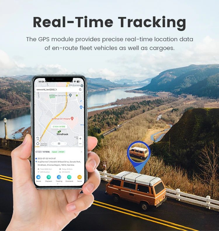 Car Anti-Theft GPS Tracker Real-Time Fleet Device