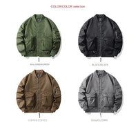 Men’s Cargo Jacket Winter Warm Streetwear