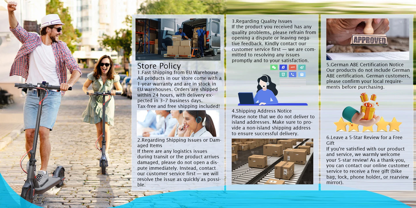 ES80/M365 X1 Electric Scooter – 36V 500W 35KM Range