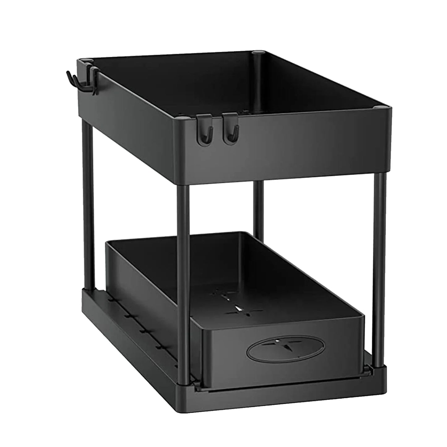 2-Tier Under Sink Organizer Sliding Drawer Rack