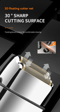 TX5 Pro Metal Electric Shaver for Men – Rechargeable Razor