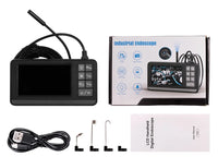 Dual Lens Industrial Endoscope Camera with Screen IP67