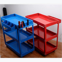 3-Layer Mobile Tool Cart with Wheels Heavy Duty