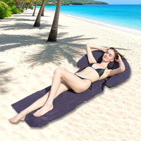 Foldable Inflatable Beach Mat – Portable Camping Lounge
