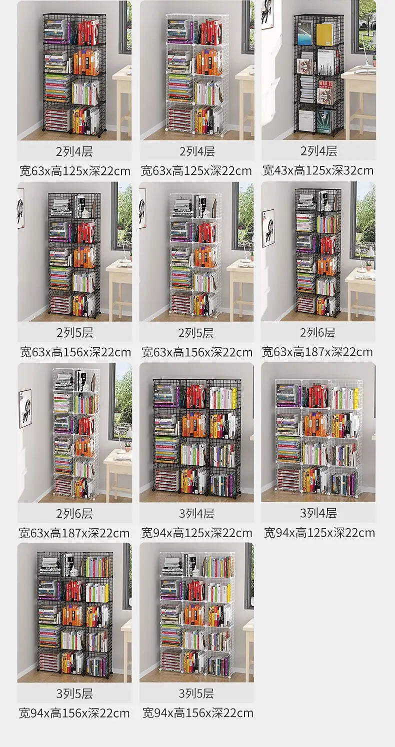 Floating Bookshelf Bookcase for Home & Office Storage
