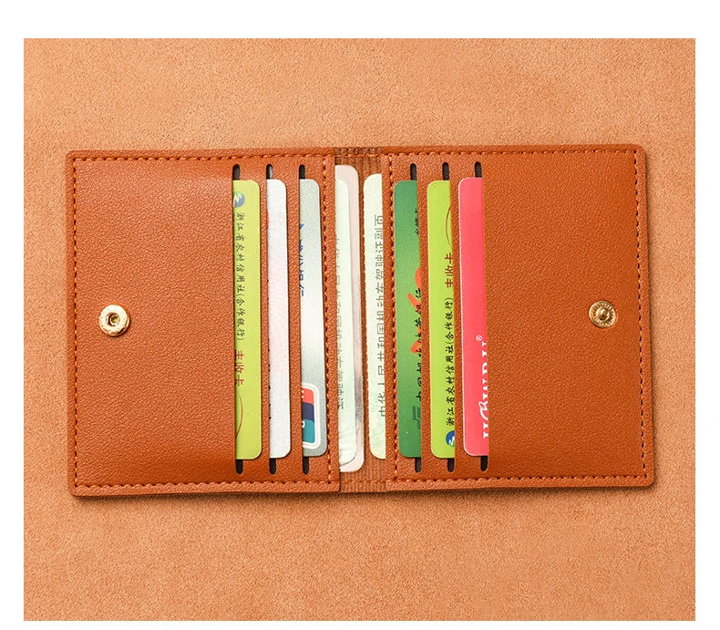 Women Men Credit Card Bag Ultra-thin Small Bank Card Driver's License Card Holder Wallet Male Simple Card Holder Bag