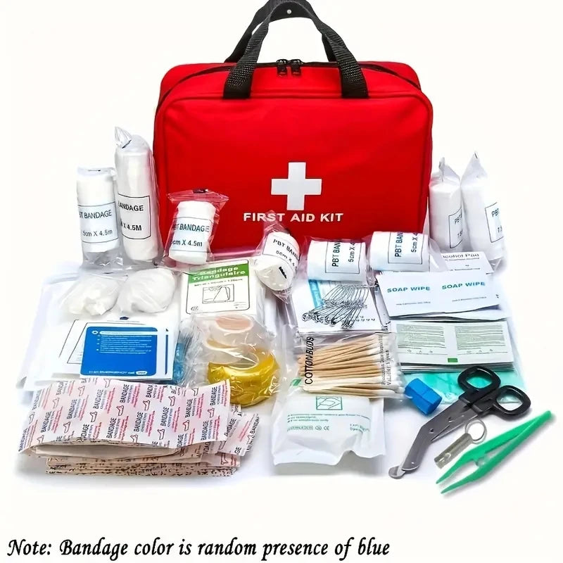 Portable Car First Aid Kit Travel Emergency Health Bag