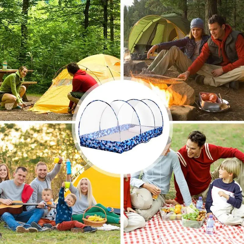Camping Net Tent Portable Folding Bed Canopy Outdoor Sleeping Shelter