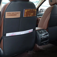 PU Leather Car Rear Seat Kick Pad Backrest Protection