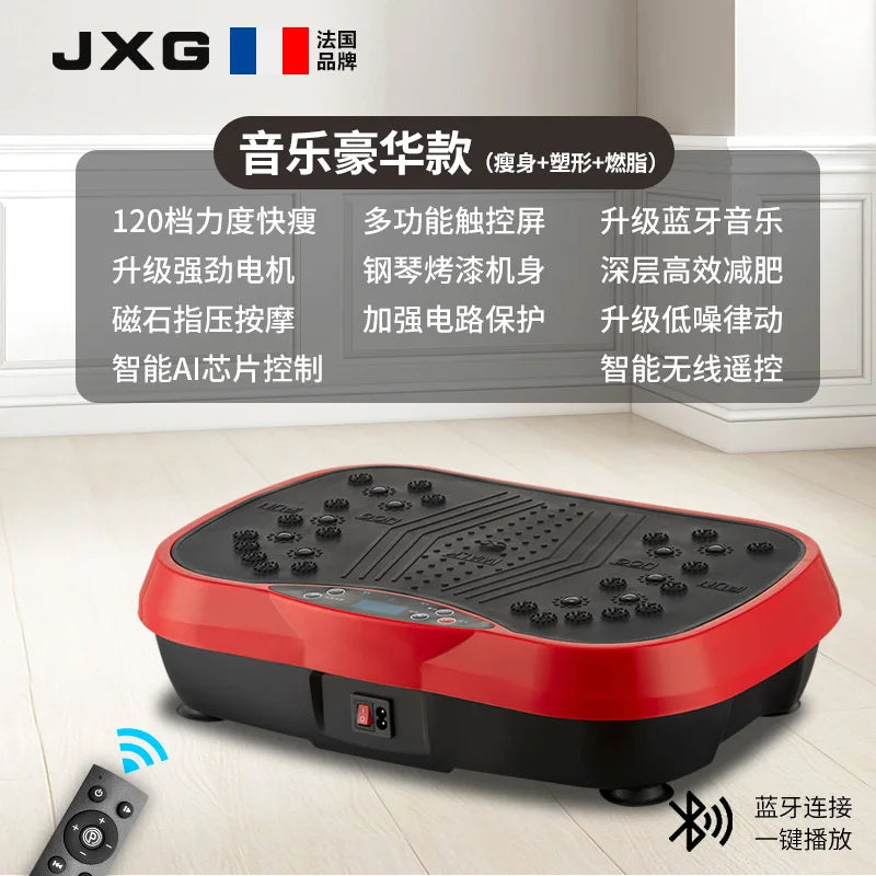 Vibration Fitness Massager Fat Shake Rhythmic Motive Fitness Equipment Home Fitness Exercise Bluetooth Music