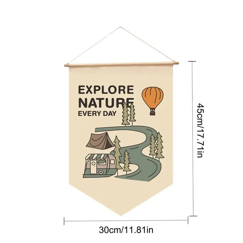 Outdoor Camping Garden Flag – Decorative Yard Banner