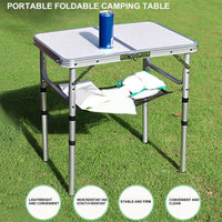 Aluminum Camping Table 3 Height Adjustable Portable