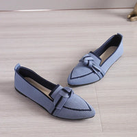 Women's Shoes Loafers Bowtie Ballet Flats Pointed
