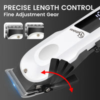 HATTEKER Professional Cordless Hair Clipper for Men