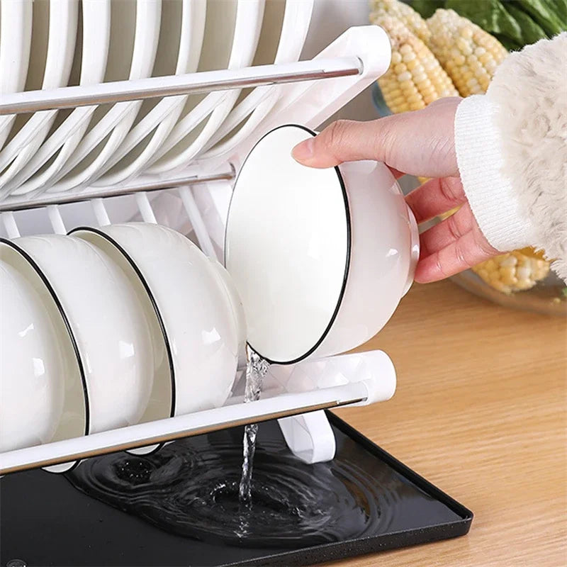 Kitchen Sink Drain Shelf & Dish Drying Rack