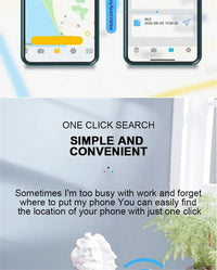 Mini GPS Tracker Smart Finder for Pets, Kids & Keys