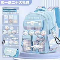 Sanrio Kuromi Schoolbag Girls' new 2024 high-volume spine-protecting light school backpack for grades 3-9