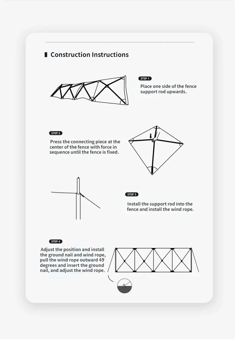 Collapsible Camping Windscreen Stove Wind-Resistant Outdoor