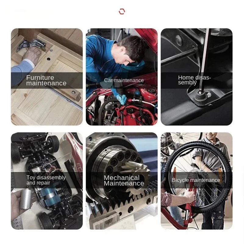 Allen Key Set Hex Wrench Screwdriver Metric Tool Kit