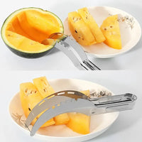 Stainless Steel Watermelon Cutter Knife Kitchen Gadgets Multifunctional Best Kitchen Gadget Home Gadget Kitchen Accessories