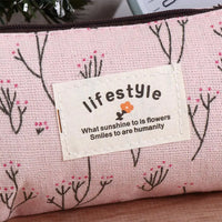 School Supplies Kawaii Fabric Student Makeup Bag Cosmetic Bag Pencil Bag Zipper Pouch Pencil Case Pen Bags