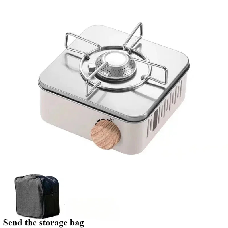 Portable Retro Camping Gas Stove with Ignition Device