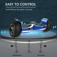 RCB Hoverboard 8.5" all terrain hoverboards, APP control, integrated LED Bluetooth with powerful motor, electric skateboard