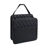 Leather Car Seat Storage Bag – Organizer & Garbage Holder