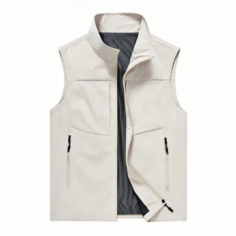 Men’s Winter Fleece Vest – Casual Warm Sleeveless Jacket