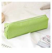 Simple Pencil Case School Supplies Pencil Cases Solid Color School Stationery Pencil Pouch Back To School