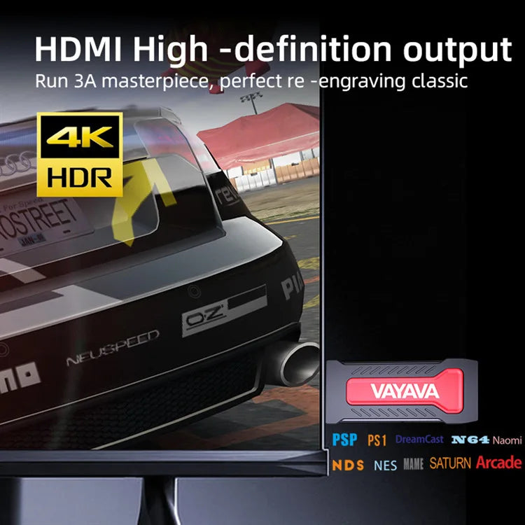 GD30 4K Retro Game Stick Console with 20,000+ Games