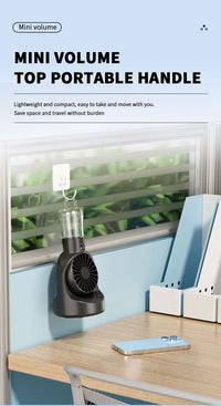 Mini USB Misting Fan – Portable Handheld Rechargeable Cooler