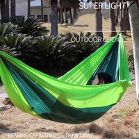 Single Portable Camping Hammock with Tree Straps & Storage Bag
