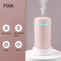 420ML Portable Mini USB Cool Mist Humidifier