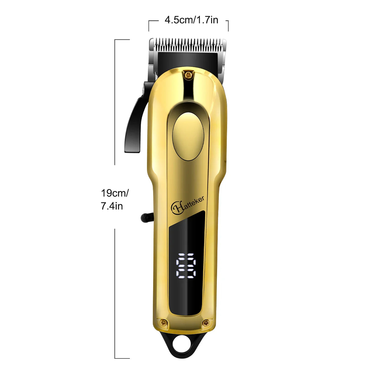 HATTEKER Professional Cordless Hair Clipper for Men