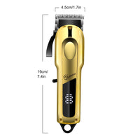 HATTEKER Professional Cordless Hair Clipper for Men