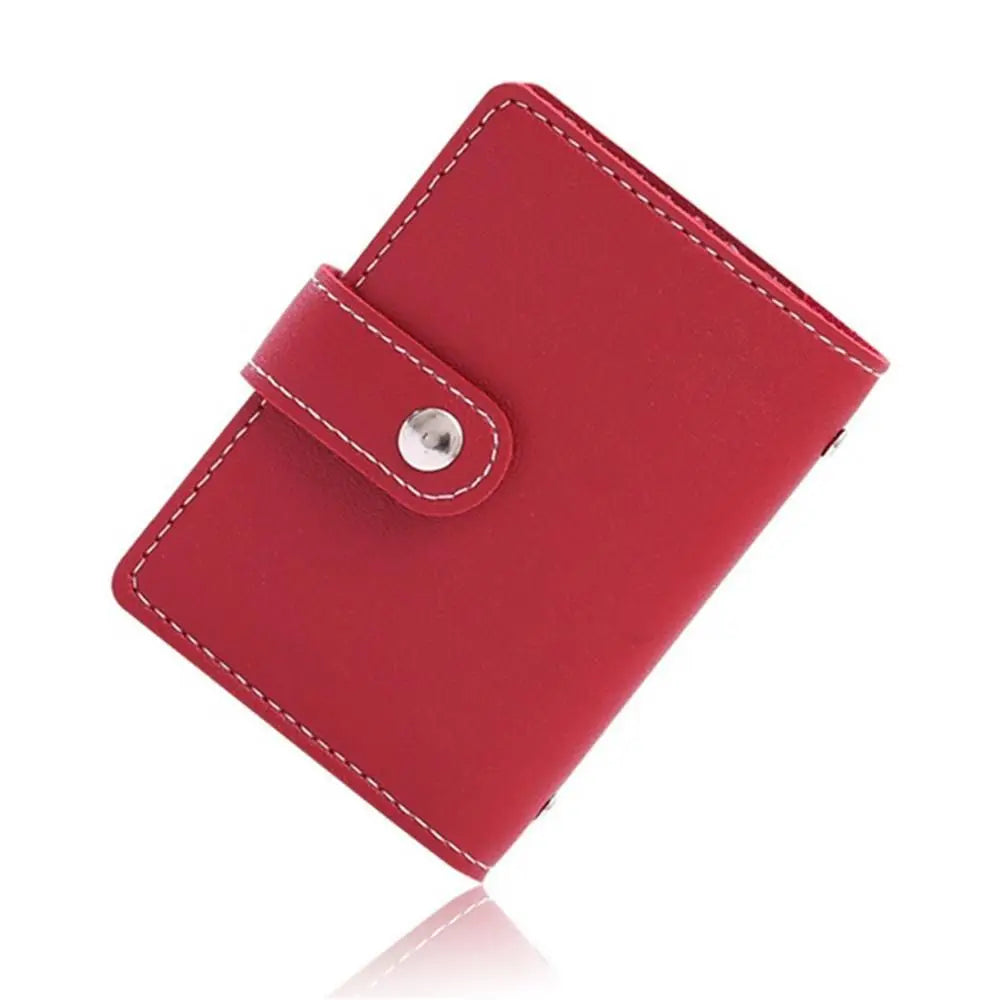 PU Leather Card Holder Wallet – 26 Slots RFID Blocking