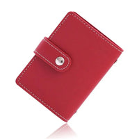 PU Leather Card Holder Wallet – 26 Slots RFID Blocking