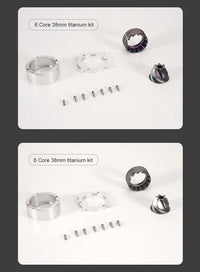 Replaceable Seven-core 48mm Burr 6-core 38mm Burr Espresso Electric Coffee Grinder Household Coffee Bean Grinder