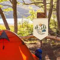 Outdoor Camping Garden Flag – Decorative Yard Banner