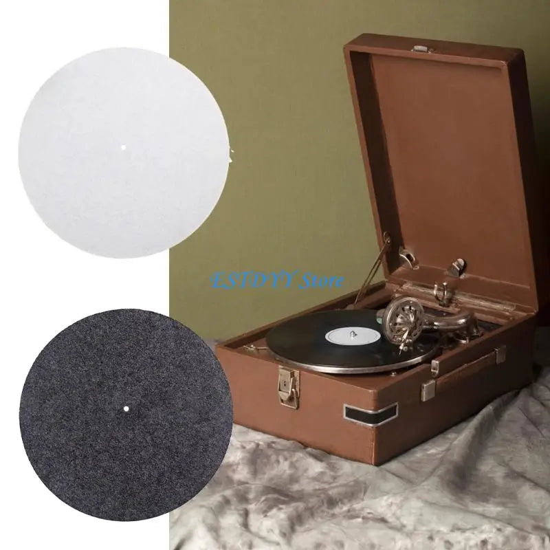 G6DE Wool Turntable Slipmat Anti-Vibration Mat