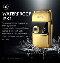 2-in-1 Electric Shaver & Hair Trimmer for Men KM-2028